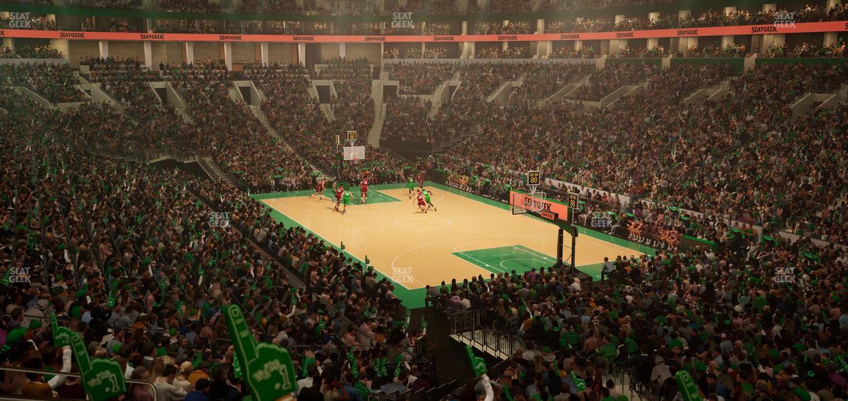 TD Garden - Section Loge 8 Seat View