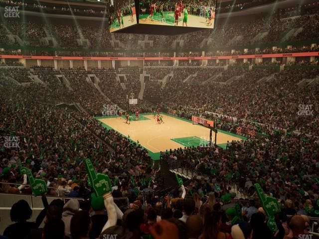 TD Garden - Section Loge 8 Seat View