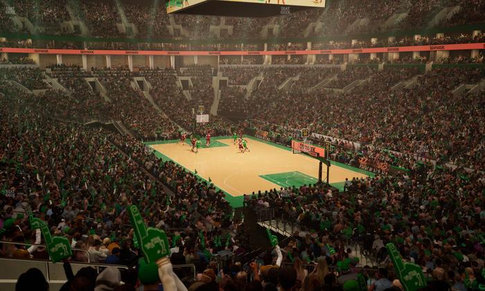 TD Garden - Section Loge 8 Seat View