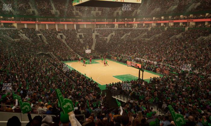 TD Garden - Section Loge 8 Seat View