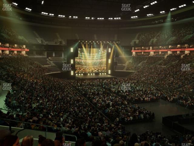 TD Garden - Section Loge 8 Seat View