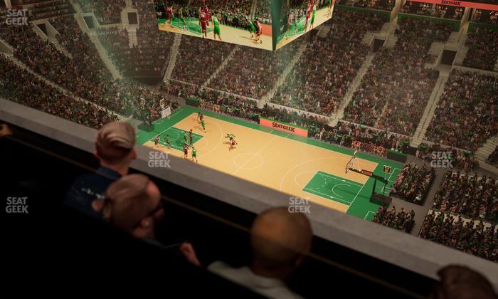 TD Garden - Section Media Box 18 Seat View