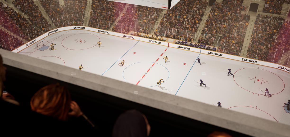 TD Garden - Section Media Box 19 Seat View