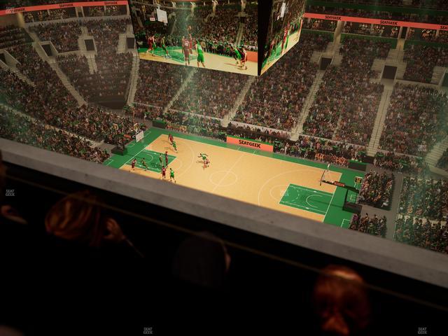 TD Garden - Section Media Box 19 Seat View