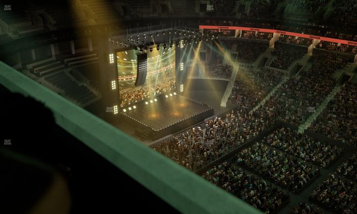 TD Garden - Section Media Box 19 Seat View