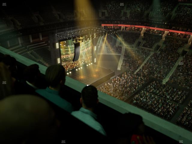 TD Garden - Section Media Box 20 Seat View