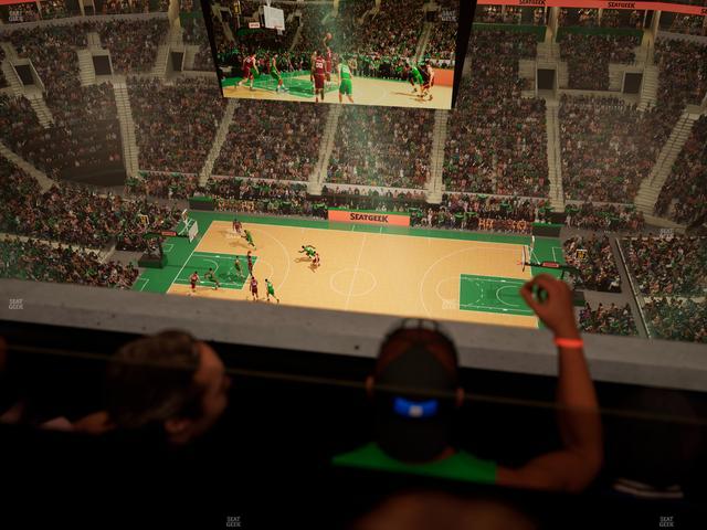 TD Garden - Section Media Box 21 Seat View