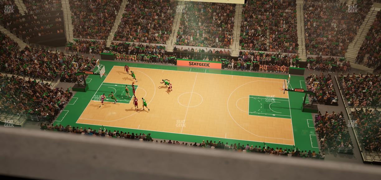 TD Garden - Section Media Box 21 Seat View