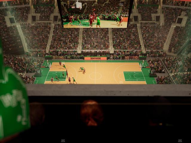 TD Garden - Section Media Box 22 Seat View