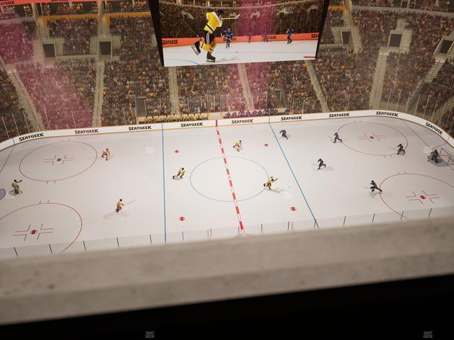 TD Garden - Section Media Box 23 Seat View
