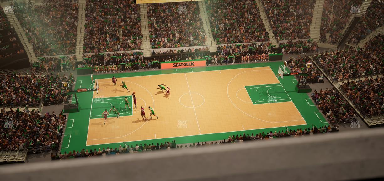 TD Garden - Section Media Box 23 Seat View