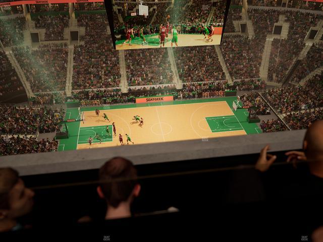 TD Garden - Section Media Box 23 Seat View