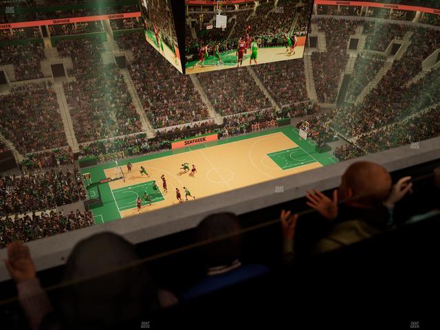 TD Garden - Section Media Box 25 Seat View