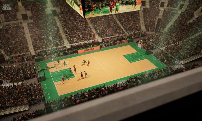 TD Garden - Section Media Box 25 Seat View