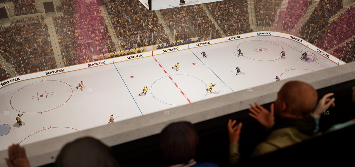 TD Garden - Section Media Box 25 Seat View