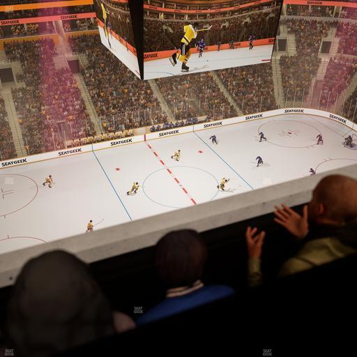 TD Garden - Section Media Box 25 Seat View