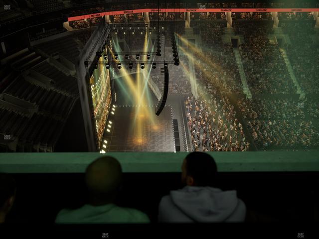 TD Garden - Section Media Box 26 Seat View