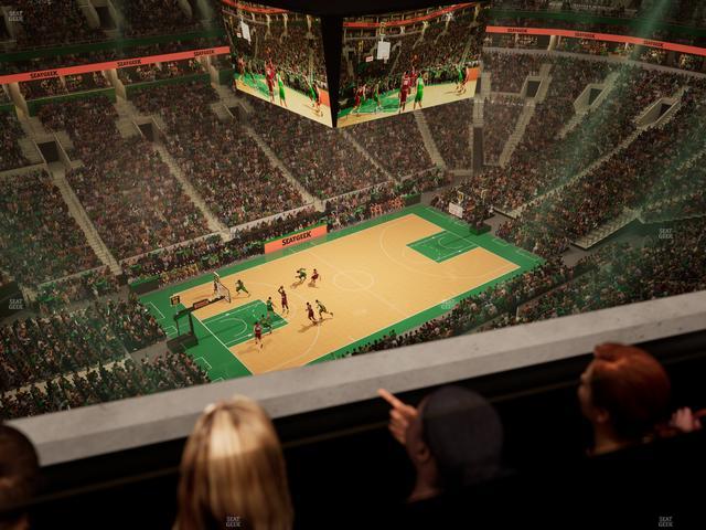 TD Garden - Section Media Box 27 Seat View