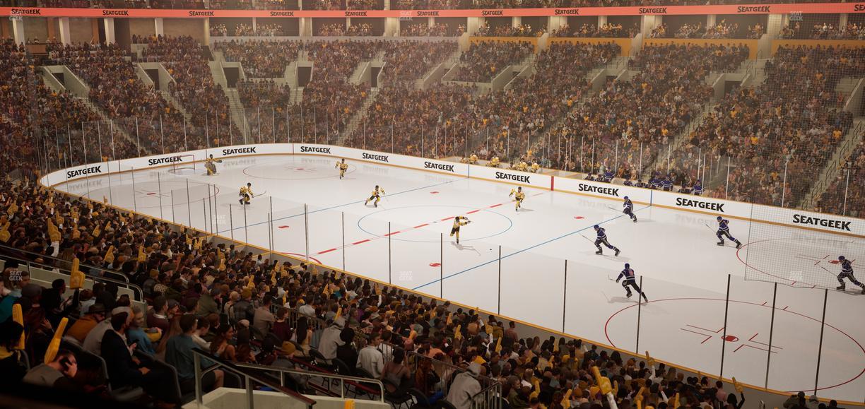 TD Garden - Section North Lounge Seat View