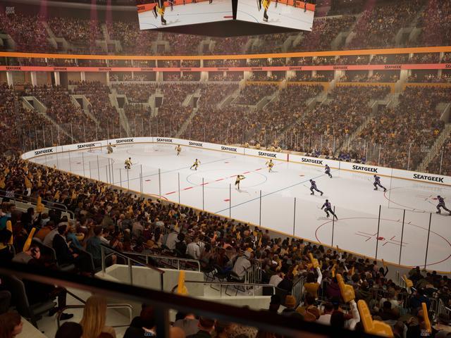 TD Garden - Section North Lounge Seat View