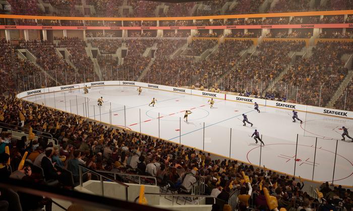 TD Garden - Section North Lounge Seat View