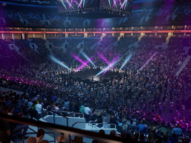 TD Garden - Section North Lounge Seat View