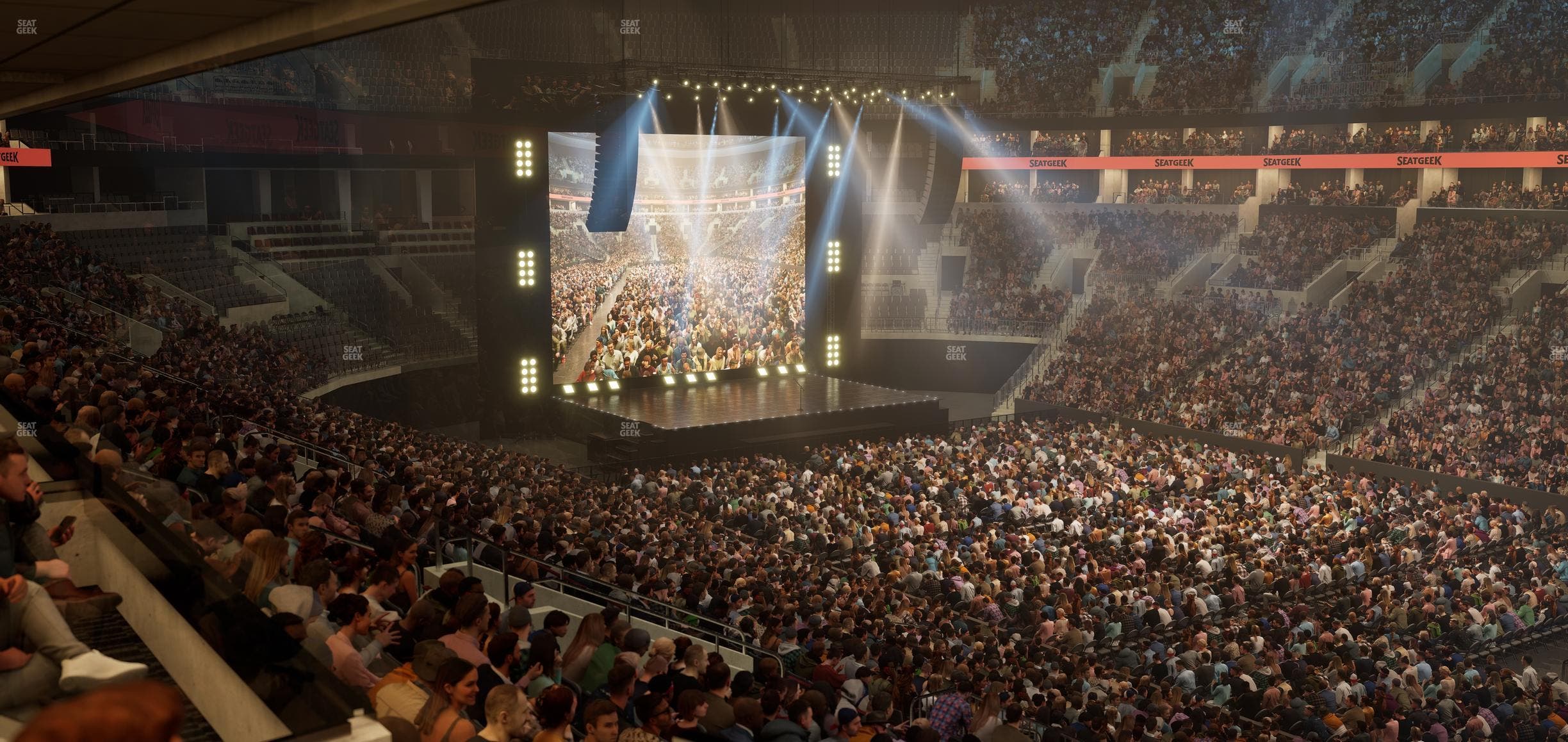 TD Garden - Section North Lounge Seat View