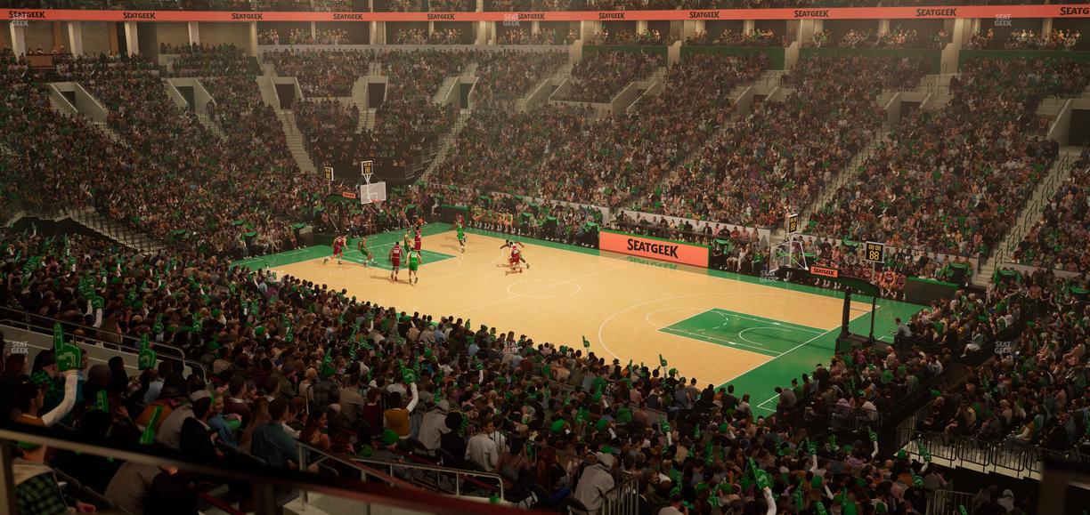 TD Garden - Section North Lounge Seat View