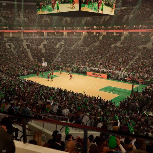 TD Garden - Section North Lounge Seat View