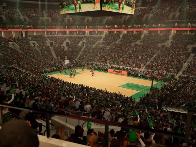 TD Garden - Section North Lounge Seat View