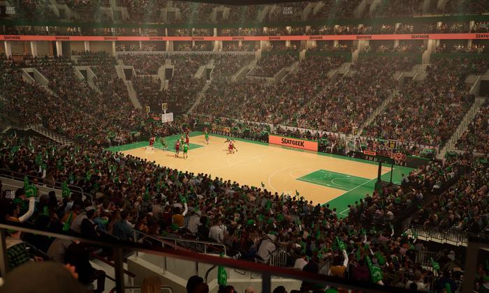 TD Garden - Section North Lounge Seat View