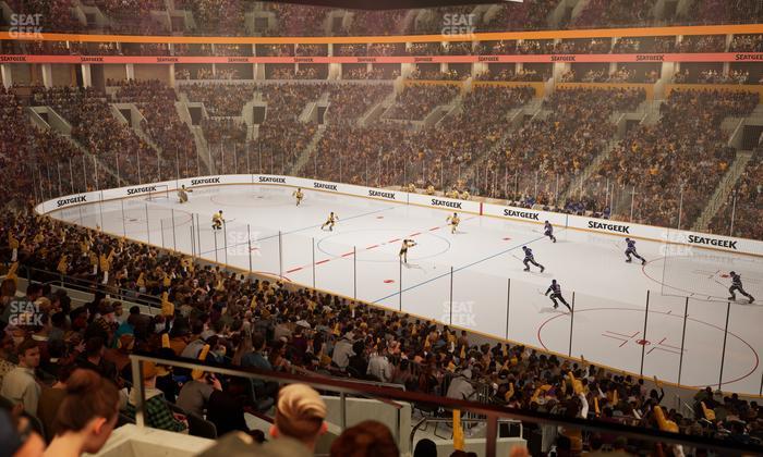 TD Garden - Section North Lounge Seat View