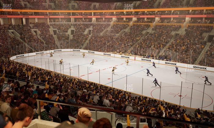 TD Garden - Section North Lounge Seat View