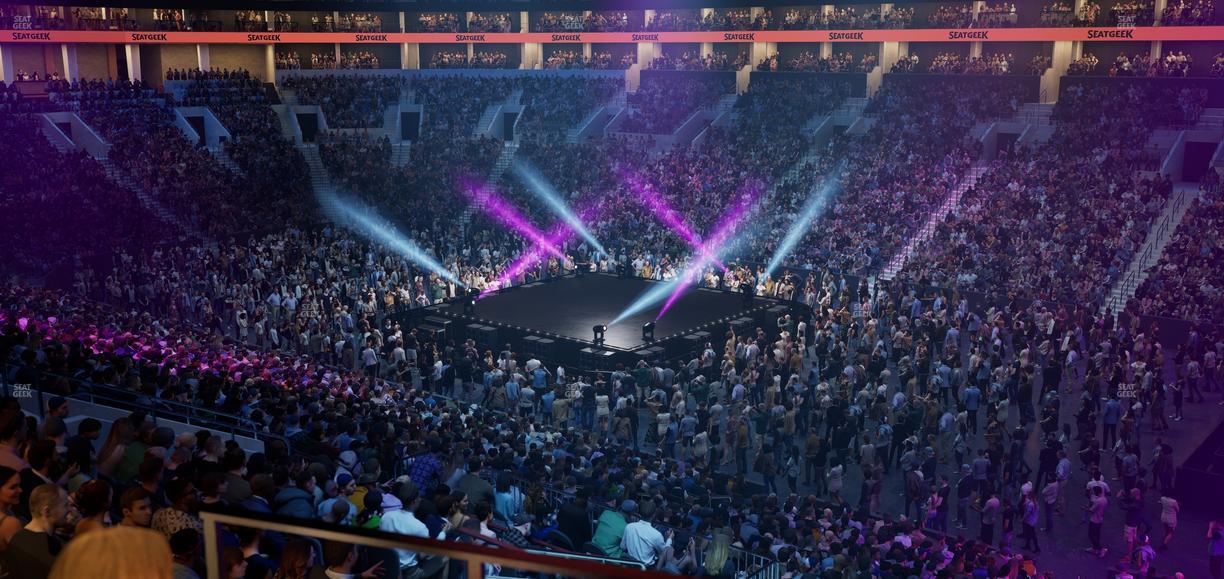 TD Garden - Section North Lounge Seat View