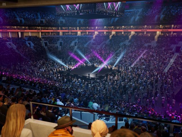TD Garden - Section North Lounge Seat View