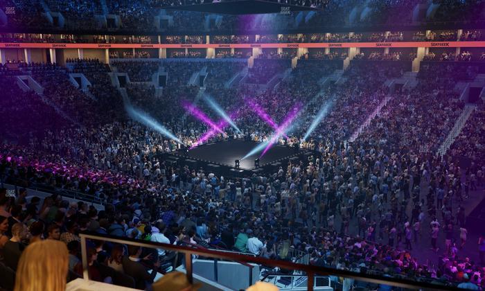 TD Garden - Section North Lounge Seat View