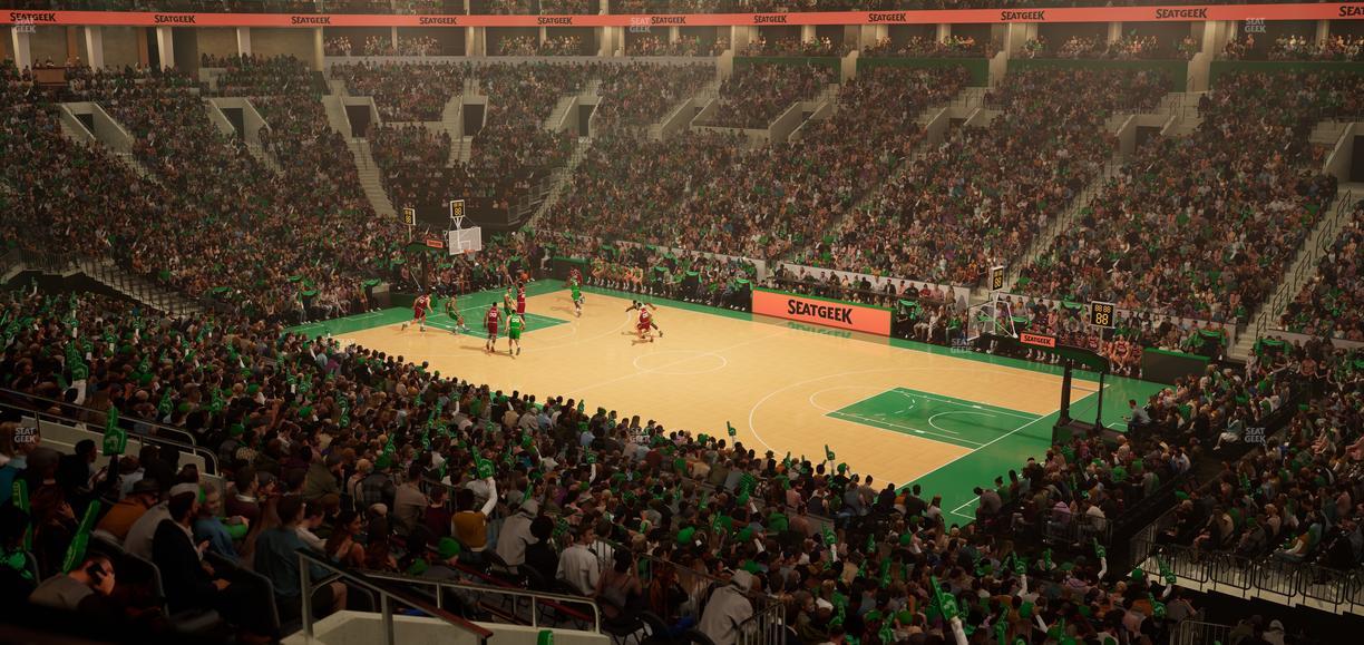 TD Garden - Section North Lounge Seat View