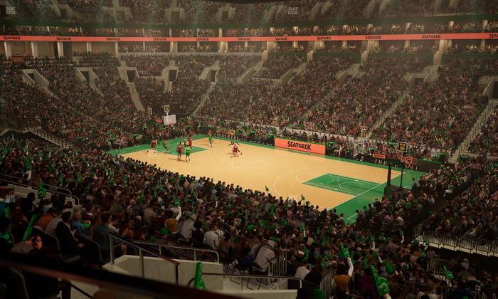 TD Garden - Section North Lounge Seat View