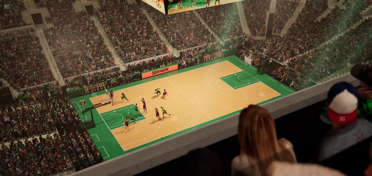 TD Garden - Section Raf 28 Seat View