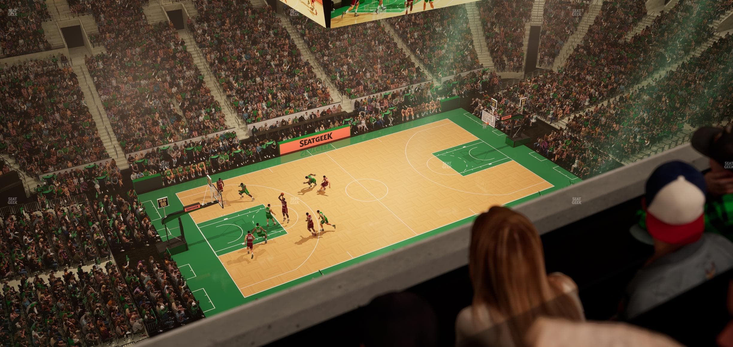 TD Garden - Section Raf 28 Seat View