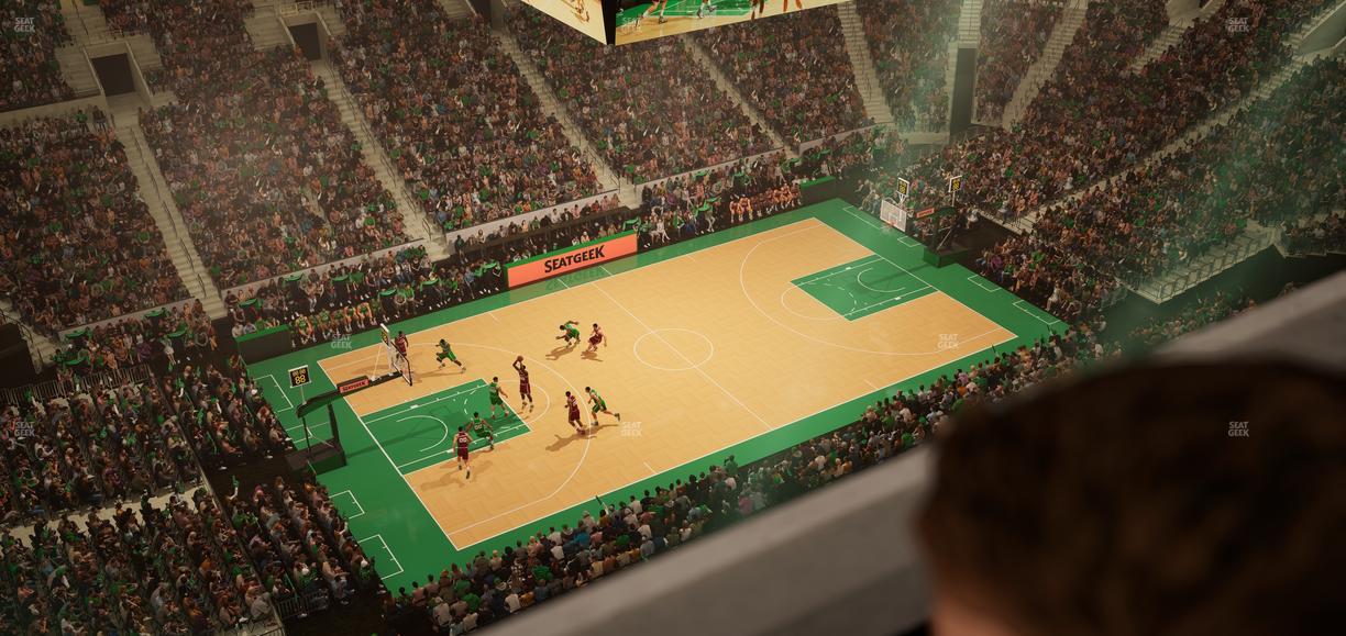 TD Garden - Section Raf 28 Seat View