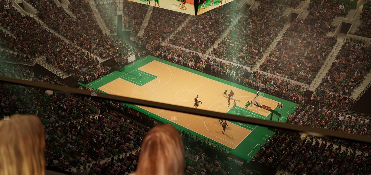 TD Garden - Section Raf 38 Seat View