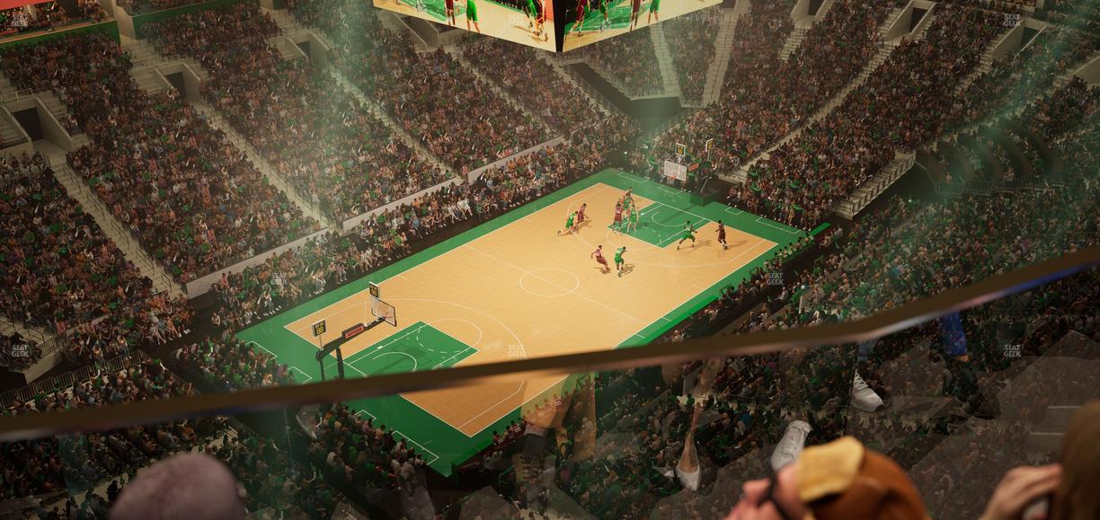 TD Garden - Section Raf 8 Seat View