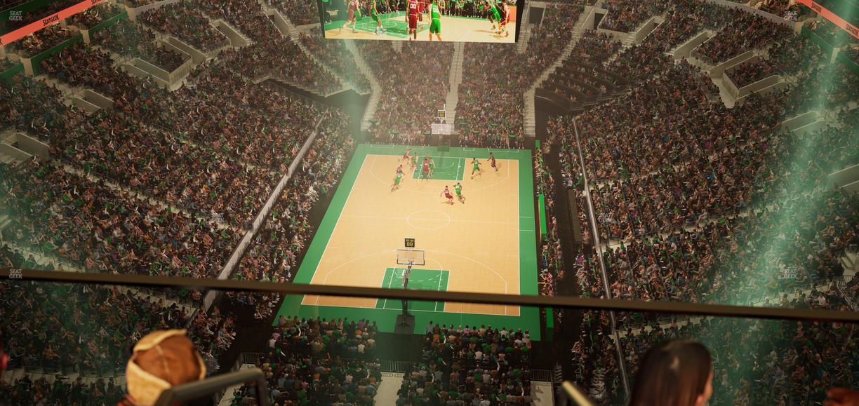 TD Garden - Section Raf A Sro Seat View