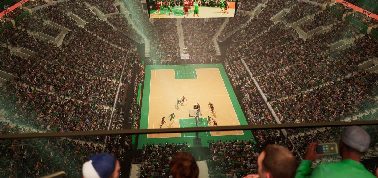 TD Garden - Section Raf B Sro Seat View