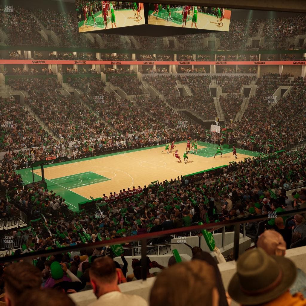 TD Garden - Section South Lounge Seat View