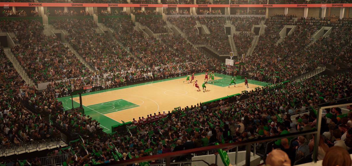 TD Garden - Section South Lounge Seat View