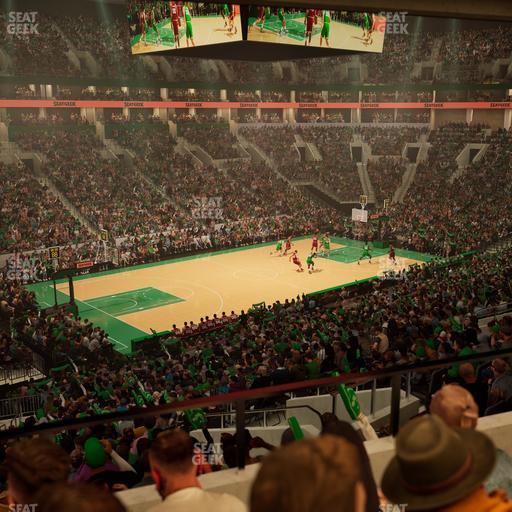 TD Garden - Section South Lounge Seat View