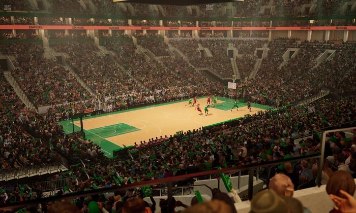 TD Garden - Section South Lounge Seat View