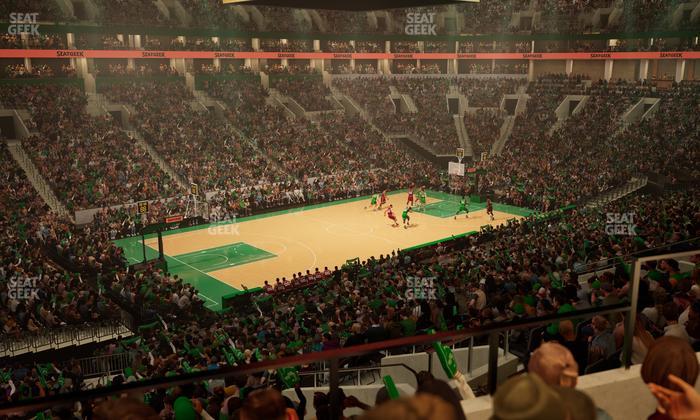 TD Garden - Section South Lounge Seat View